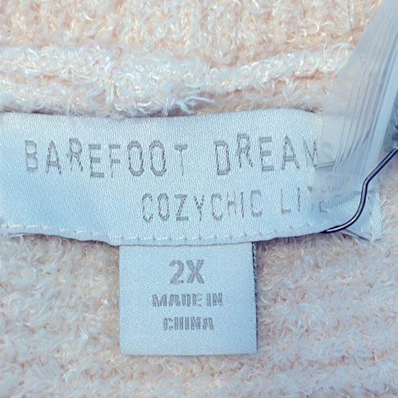 NWT Barefoot Dreams cozychic lite shawl collar cardigan. 2XL - Picture 9 of 12